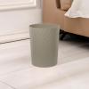 UUJOLY Plastic Small Trash Can Wastebasket, Garbage Container Basket for Bathrooms, Laundry Room, Kitchens, Offices, Kids Rooms, Dorms, (White, 1.8 Gallon)(Khaki)