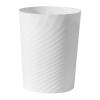 UUJOLY Plastic Small Trash Can Wastebasket, Garbage Container Basket for Bathrooms, Laundry Room, Kitchens, Offices, Kids Rooms, Dorms, (White, 1.8 Gallon)(White)