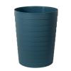 UUJOLY Small Bathroom Trash Can Wastebasket, Plastic Garbage Bin Container Basket for Bathrooms, Laundry Room, Kitchens, Offices, Kids Rooms, Dorms, Black, 1.8 Gallon(Bluish Green)