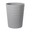 UUJOLY Small Bathroom Trash Can Wastebasket, Plastic Garbage Bin Container Basket for Bathrooms, Laundry Room, Kitchens, Offices, Kids Rooms, Dorms, Black, 1.8 Gallon(Grey)